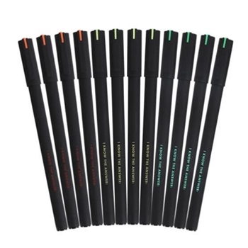 M&G AGPA1709 0.5mm Exam-oriented Full Needle Gel Pen, Black (12 pcs/Box)