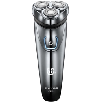 FLYCO FS339 Washable Electric Shaver, Silver